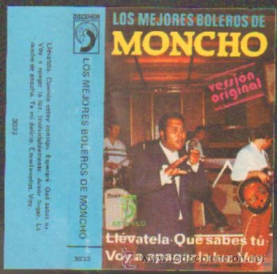 Casetes antiguos: LOS MEJORES BOLEROS DE MONCHO   CASE-7294 - Foto 1