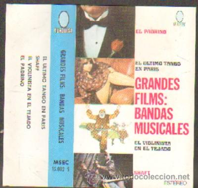 Casetes antiguos: GRANDES FILMS: BANDAS MUSICALES  EL PADRINO... CASE-7426