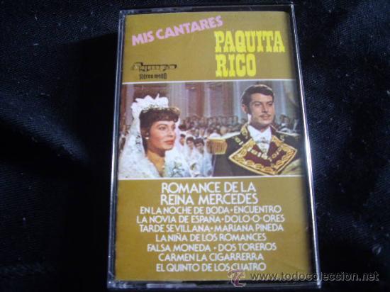Casetes antiguos: paquita rico-mis cantares