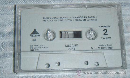 Casetes antiguos: casete mecano  aire - Foto 1