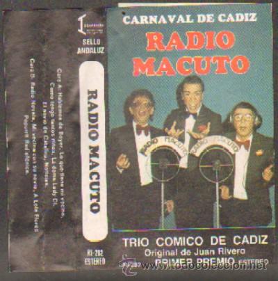 Casetes antiguos: CARNAVAL DE CADIZ 1985 - TRIO COMICO RADIO MACUTO CAR-107 ,4