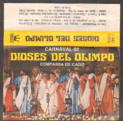 Casetes antiguos: CARNAVAL DE 1982 - COMPARSA DIOSES DEL OLIMPO CAR-111 ,4 - Foto 1
