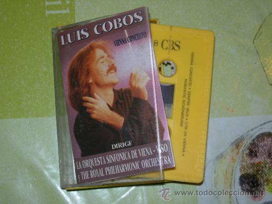 Casetes antiguos: LUIS COBOS &rdquo;VIENNA CONCERTO&rdquo; CBS 1988 ESPA&Ntilde;A - Foto 1