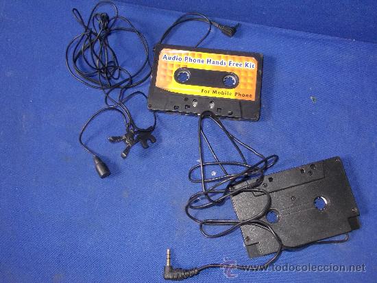 Casetes antiguos: cintas de casete con cable-2 - Foto 1