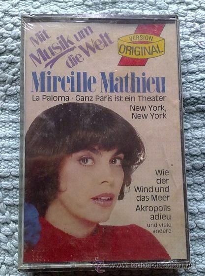 Casetes antiguos: CINTA DE CASETE MIREILLE MATHIEU PRECINTADA - Foto 1