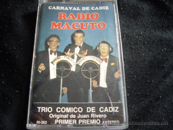 Casetes antiguos: radio macuto-carnaval de cadiz
