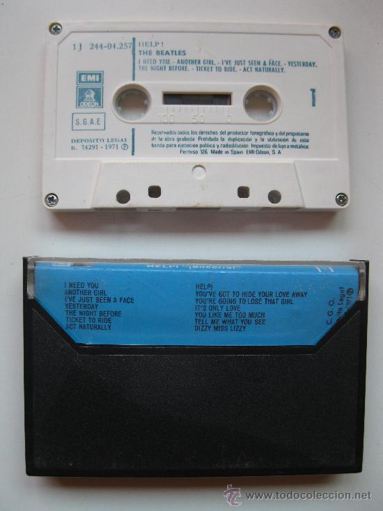 The Beatles ”help ” Casete K7 Cassette Comprar Casetes Antiguos En Todocoleccion