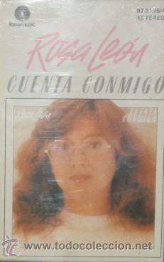 Casetes antiguos: ROSA LEON  CUENTA CONMIGO  CASE-9331 - Foto 1