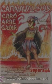 Casetes antiguos: CORO ARDE CADIZ CARNAVAL 1999 PE&Ntilde;A CULTURAL CARNAVALESCA L A SALLE VI&Ntilde;A CAR-552