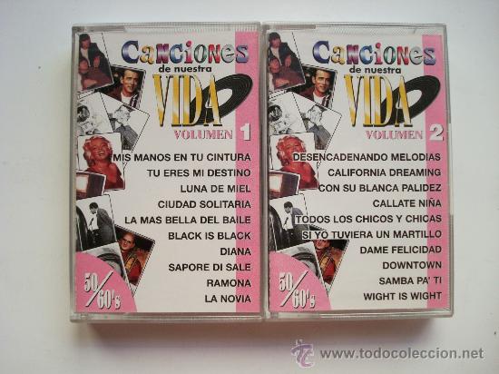 Alte Kassetten: Canciones de nuestra vida (2 volumenes) - 50 60's (cinta casete) OFERTA 3X2 ll&eacute;vate 3 paga 2