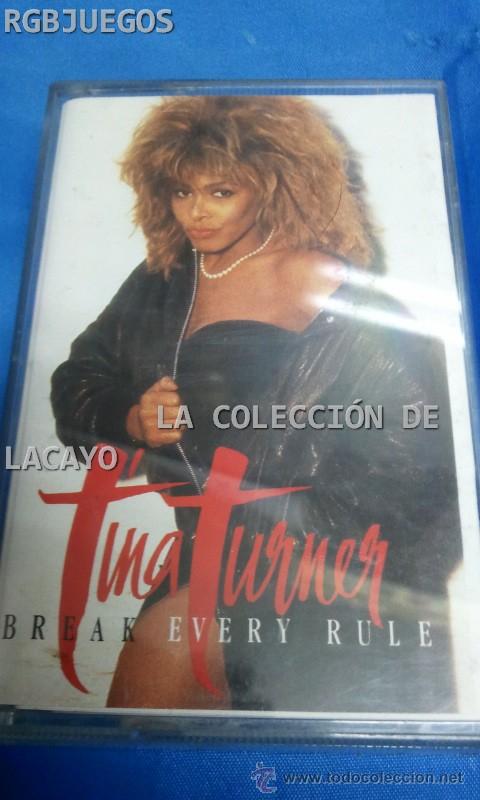 Casetes antiguos: TINA TURNER-BREAK EVERY RULE