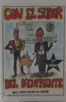 Casetes antiguos: CON EL SUDOR DEL D&acute;ENFRENTE. CADIZ - CARNAVAL 1993. CAR-663 ,3