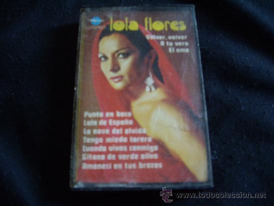 Casetes antiguos: LOLA FLORES-VOLVER, VOLVER