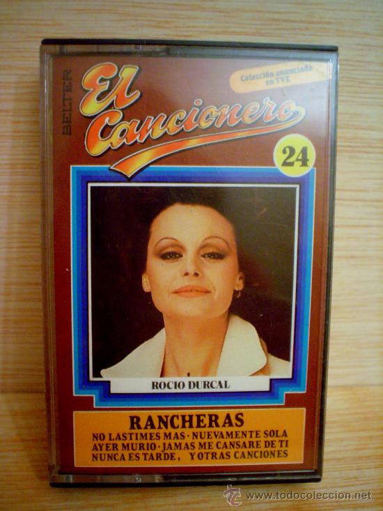Casetes antiguos: EL CANCIONERO.ROCIO DURCAL.RANCHERAS.COLECCION ANUNCIADA EN TVE.
