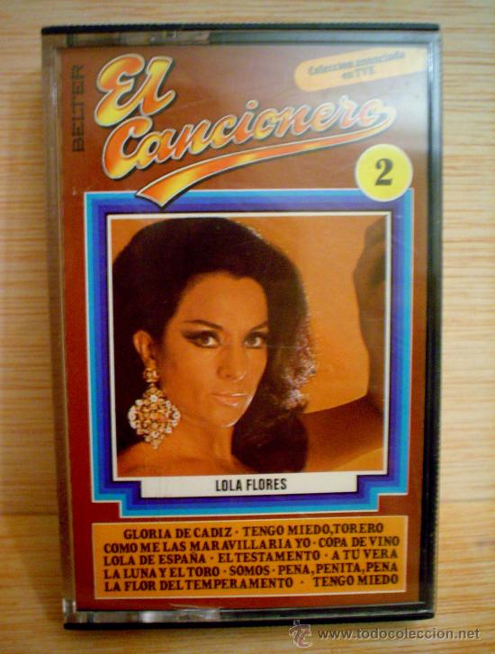 Casetes antiguos: EL CANCIONERO.LOLA FLORES.COLECCION ANUNCIADA EN TVE.