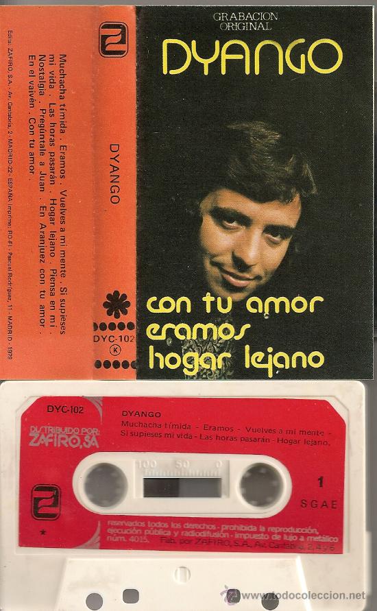 Casetes antiguos: DYANGO - DYANGO (CASSETTE 1980) - Foto 1