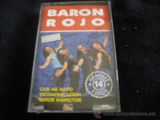 Casetes antiguos: baron rojo-14 exitos chapa discos - Foto 1