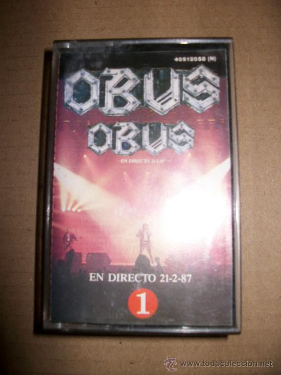 Casetes antiguos: CASSETTE - OBUS EN DIRECTO - 21/02/1987 - Foto 1