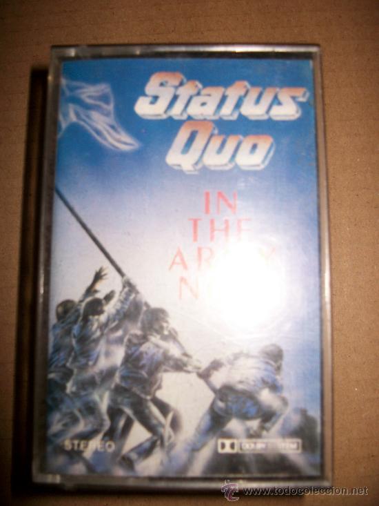 Casetes antiguos: CASSETTE - STATUS QUO - IN THE ARMY NOW - Foto 1