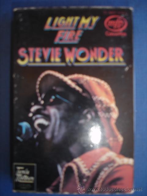 Casetes antiguos: STEVIE WONDER  LIGHT MY FIRE - Foto 1