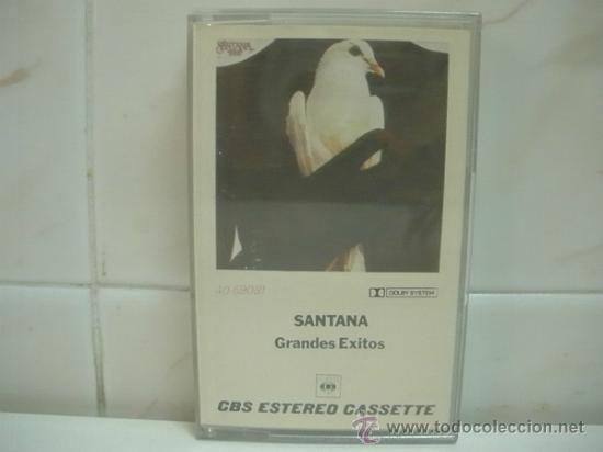 Casetes antiguos: SANTANA - GRANDES EXITOS - cassette 1974 SPAIN - Foto 1