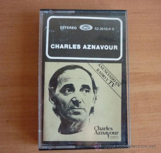 Casetes antiguos: Casete de Charles Aznavour - Foto 1