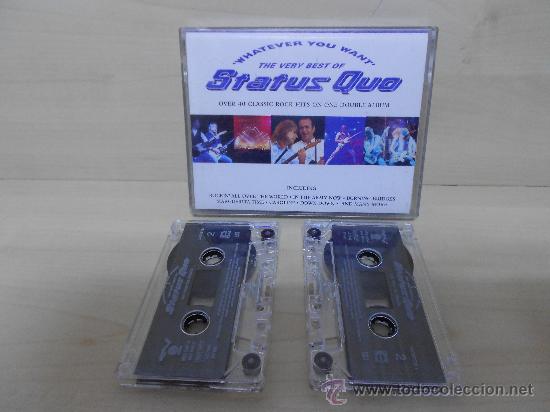 Casetes antiguos: ESTUCHE DE DOS CINTAS DE LOS STATUS QUO  40 EXITOS DEL GRUPO - Foto 2