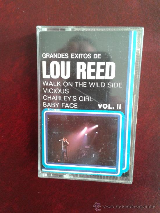 Casetes antiguos: casete grandes &eacute;xitos de lou reed vicious charley's girl walk on the wild side