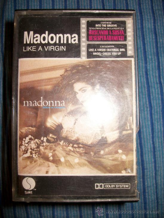 Casetes antiguos: CASSETTE - MADONNA - LIKE A VIRGIN - Foto 1