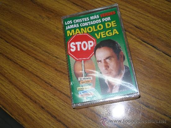 Casetes antiguos: Los chistes mas verdes jamas contados por Manolo de vega. Precintado