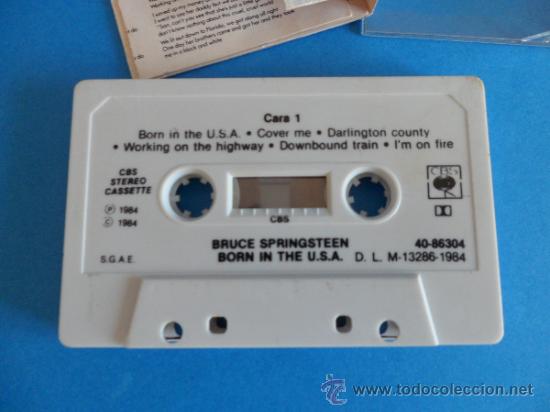 Casetes antiguos: Bruce Springsteen &rdquo;Born in the U.S.A.&rdquo; - Foto 4