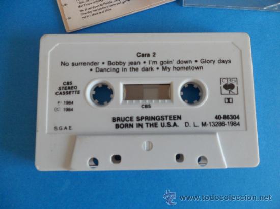 Casetes antiguos: Bruce Springsteen &rdquo;Born in the U.S.A.&rdquo; - Foto 2