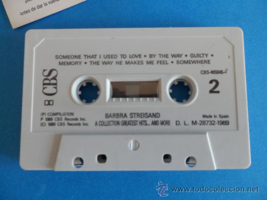 Casetes antiguos: Barbara Streisand -- A Collection -- - Foto 2