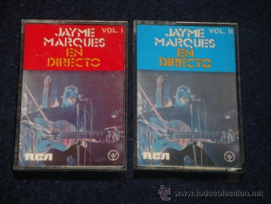 Casetes antiguos: Jayme Marqu&eacute;s En Directo Doble Cassette 1979 RCA - Foto 1