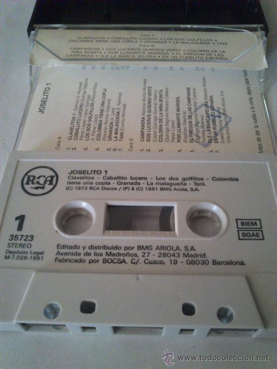 Casetes antiguos: Casete Grandes Exitos Joselito - Foto 4