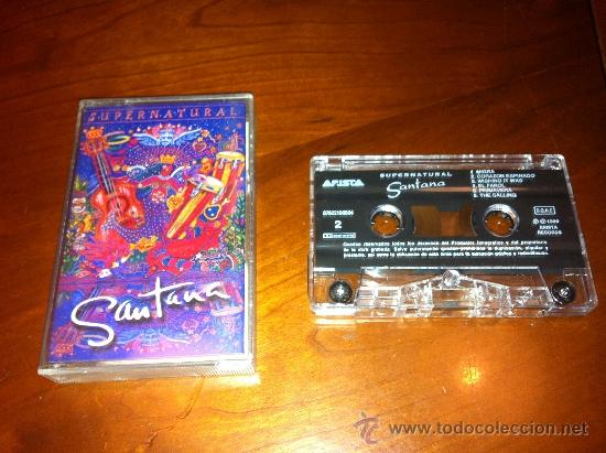 Casetes antiguos: Santana - Supernatural      - Casete 1999 - - Foto 1