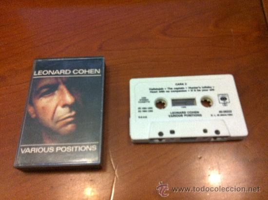 Casetes antiguos: Leonard Cohen - Various Positions       - Casete 1984 - - Foto 1