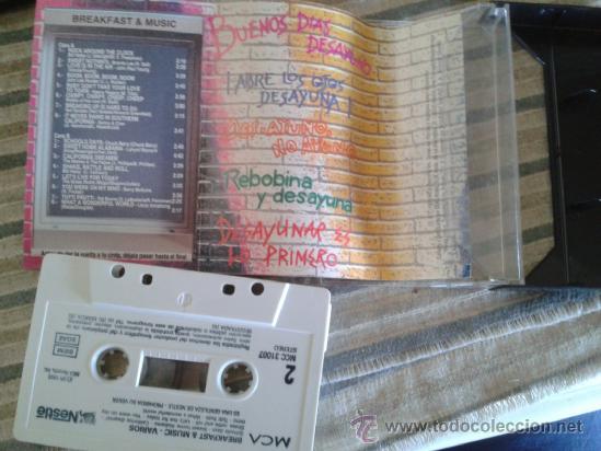 Casetes antiguos: NESTLE  (FREAKFAST & MUSIC - VARIOS) - Foto 2