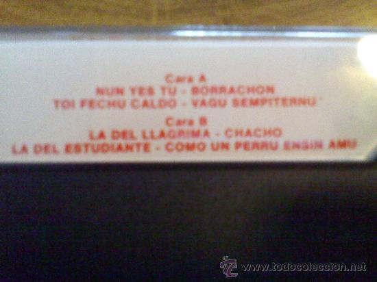 Casetes antiguos: LOS BERRONES.. NUN YESTU,CHACHO BORRACHON. - Foto 2