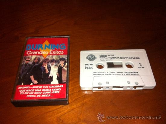 Casetes antiguos: Burning - Grandes exitos        - Casete 1991 - - Foto 1