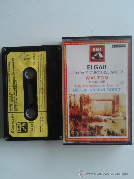 Casetes antiguos: ELGAR - POMPA Y CIRCUNSTANCIA - WALTON - MARCHAS - Foto 1