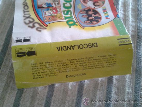 Casetes antiguos: PARCHIS  (DISCOLANDIA) VOLUMEN 1 - Foto 2