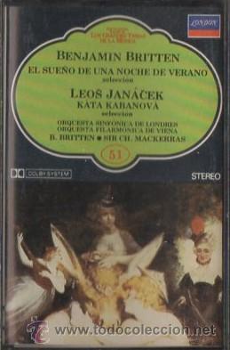 Casetes antiguos: BENJAMIN BRITTEN. LEOS JANACEK. N&ordm;51.   CASE-11386 - Foto 1