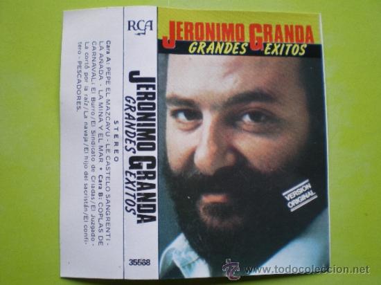 Casetes antiguos: CASETE / JERONIMO GRANDA GRANDES EXITOS - Foto 1
