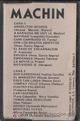 Casetes antiguos: ANTONIO MACHIN.   CASE-11452 - Foto 1