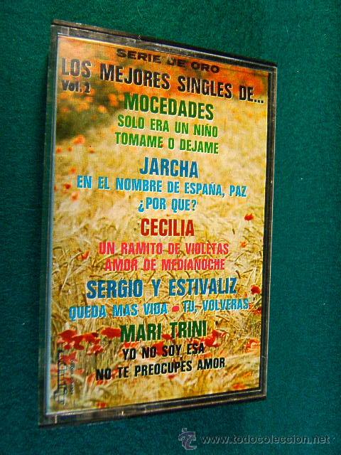 Casetes antiguos: LOS MEJORES SINGLES DE MOCEDADES-JARCHA-CECILIA-SERGIO Y ESTIVALIZ-MARI TRINI-1977-CASETES ...