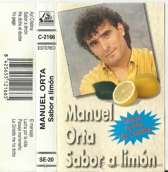 Casetes antiguos: manuel orta casete sabor a limon espa&ntilde;a 1993 - Foto 1