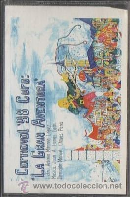 Casetes antiguos: CARNAVAL DE CADIZ 98. CORO LA GRAN AVENTURA.   CAR-853