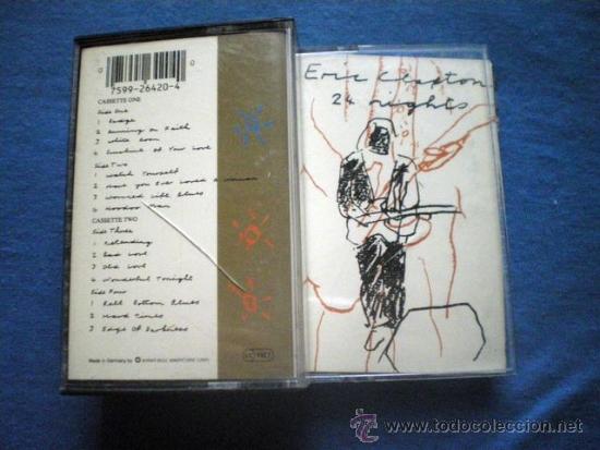 Casetes antiguos: DOBLE CASETE ERIC CLAPTON 1991 24 NIGHTS - Foto 1