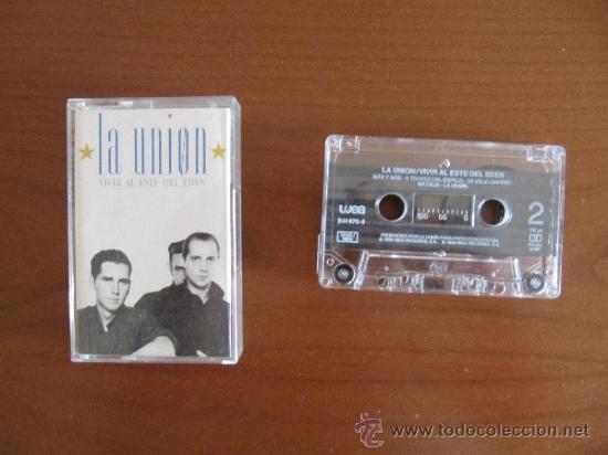 Casetes antiguos: La Uni&oacute;n. Vivir al este del Ed&eacute;n. 1988 - Foto 1